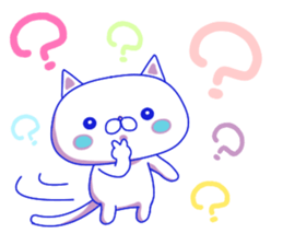 For everyday use ! Blue sky cat's. sticker #10887815