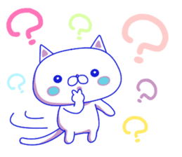 For everyday use ! Blue sky cat's. sticker #10887815