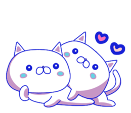 For everyday use ! Blue sky cat's. sticker #10887821