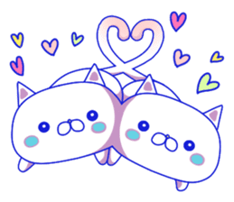 For everyday use ! Blue sky cat's. sticker #10887823