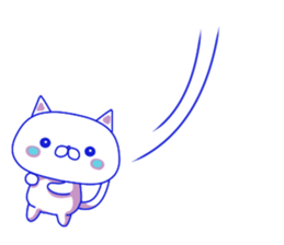 For everyday use ! Blue sky cat's. sticker #10887824