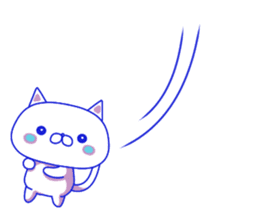 For everyday use ! Blue sky cat's. sticker #10887824