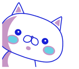 For everyday use ! Blue sky cat's. sticker #10887825