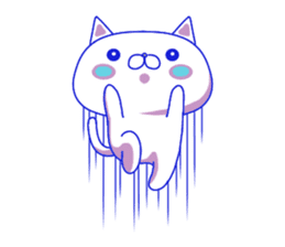 For everyday use ! Blue sky cat's. sticker #10887826