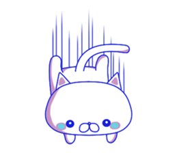 For everyday use ! Blue sky cat's. sticker #10887827