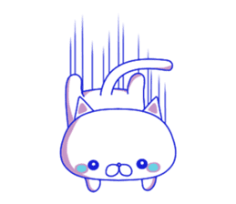 For everyday use ! Blue sky cat's. sticker #10887827