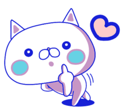 For everyday use ! Blue sky cat's. sticker #10887828