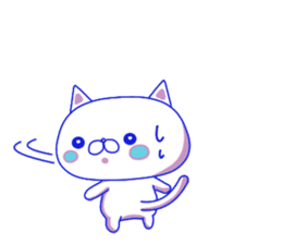 For everyday use ! Blue sky cat's. sticker #10887829