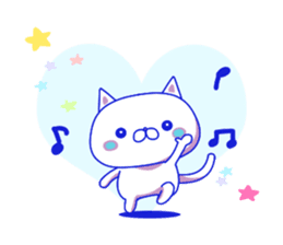 For everyday use ! Blue sky cat's. sticker #10887831