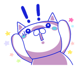 For everyday use ! Blue sky cat's. sticker #10887832