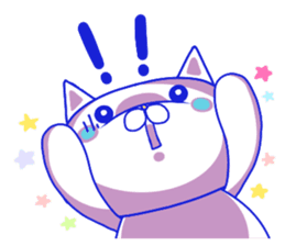 For everyday use ! Blue sky cat's. sticker #10887832