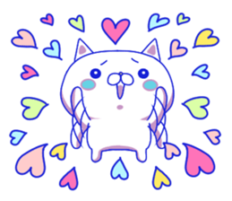 For everyday use ! Blue sky cat's. sticker #10887833