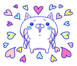 For everyday use ! Blue sky cat's. sticker #10887833