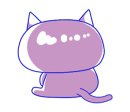 For everyday use ! Blue sky cat's. sticker #10887836