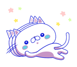 For everyday use ! Blue sky cat's. sticker #10887837