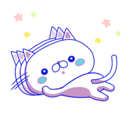 For everyday use ! Blue sky cat's. sticker #10887837