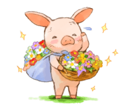 NonNon of the piglet 03 sticker #10888093