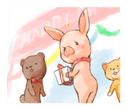 NonNon of the piglet 03 sticker #10888101