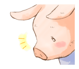 NonNon of the piglet 03 sticker #10888114