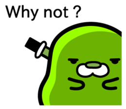 Ninja Edamame"EDAMA-MEN"(2) sticker #10889040