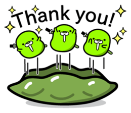 Ninja Edamame"EDAMA-MEN"(2) sticker #10889044