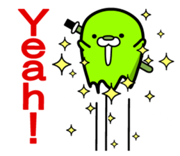 Ninja Edamame"EDAMA-MEN"(2) sticker #10889046