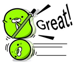 Ninja Edamame"EDAMA-MEN"(2) sticker #10889048