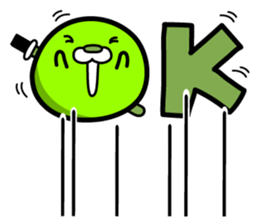 Ninja Edamame"EDAMA-MEN"(2) sticker #10889053