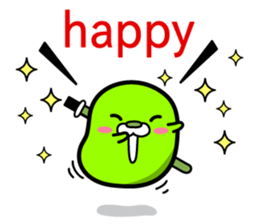 Ninja Edamame"EDAMA-MEN"(2) sticker #10889058