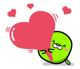 Ninja Edamame"EDAMA-MEN"(2) sticker #10889063