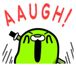 Ninja Edamame"EDAMA-MEN"(2) sticker #10889066