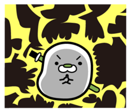 Ninja Edamame"EDAMA-MEN"(2) sticker #10889068