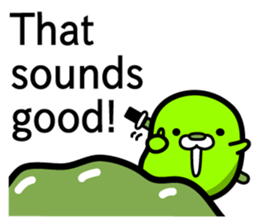 Ninja Edamame"EDAMA-MEN"(2) sticker #10889076