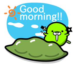 Ninja Edamame"EDAMA-MEN"(2) sticker #10889077