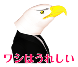 Eagle gentlemen sticker #10889124