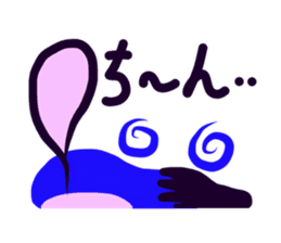 Bonus! Stick and Eggplant sticker #10889653