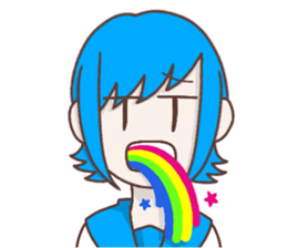 colorful_girl sticker #10890145