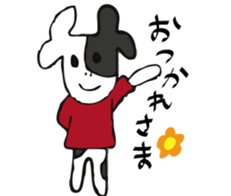 cuty bear and cow jr. sticker #10890524