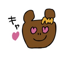 cuty bear and cow jr. sticker #10890528