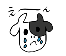 cuty bear and cow jr. sticker #10890531