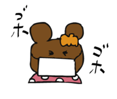 cuty bear and cow jr. sticker #10890544