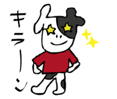 cuty bear and cow jr. sticker #10890548