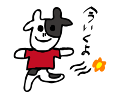 cuty bear and cow jr. sticker #10890551