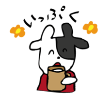 cuty bear and cow jr. sticker #10890554