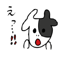 cuty bear and cow jr. sticker #10890557