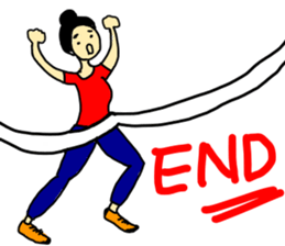 mole on the left eye sticker #10890719