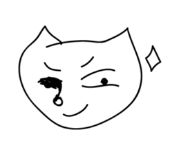 The White Cat, Lulu. sticker #10891244