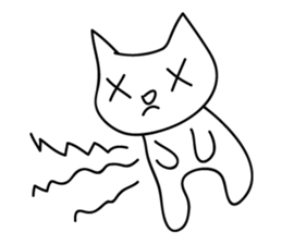 The White Cat, Lulu. sticker #10891245