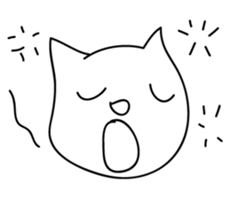 The White Cat, Lulu. sticker #10891247