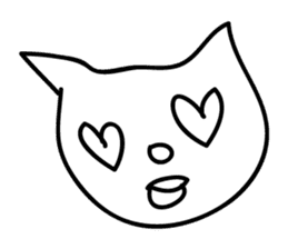 The White Cat, Lulu. sticker #10891253
